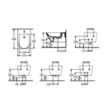 Биде подвесное Villeroy&Boch Subway 3.0 44700001 белый глянец, фото №3
