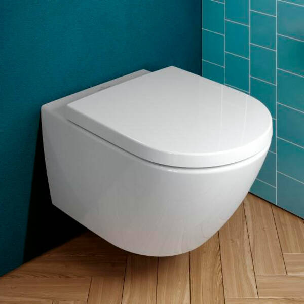 Унитаз подвесной Villeroy&Boch Subway 3.0 4670TS01 с сиденьем Soft Close, фото 3