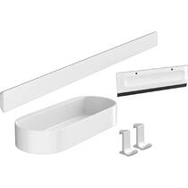 Набор аксессуаров 4в1 Hansgrohe WallStoris 27967700 белый матовый, фото №1