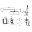 Душова система прихованого монтажу Cisal Lineaviva LV0KX010.40, фото 2