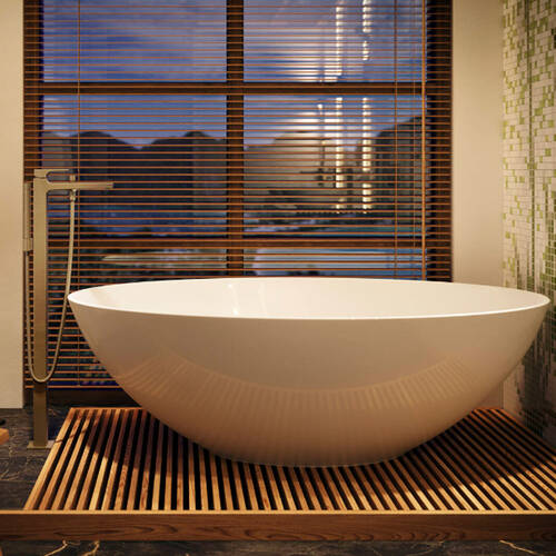 Змішувач для ванни Hansgrohe Metropol 32532140 підлоговий, бронза матовий, фото 4