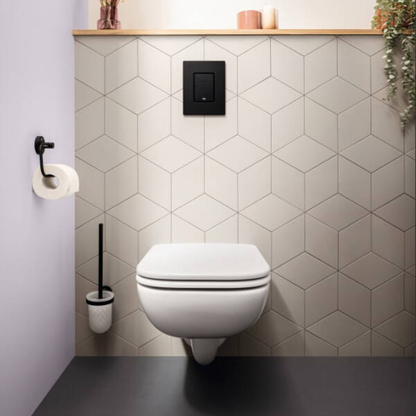 Клавіша змиву Grohe Even 38966KF0 чорна матова, фото 6