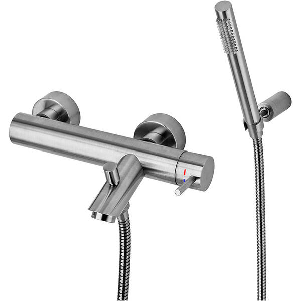 Змішувач для ванни Paffoni Light LIG 023 ST з ручним душем, колір