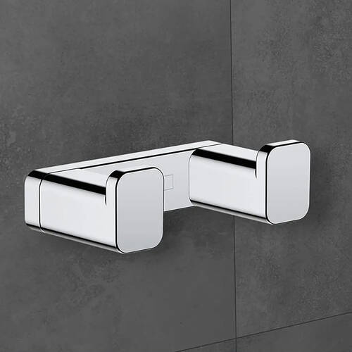 Крючок Hansgrohe AddStoris 41755000 двойной хром, фото 4