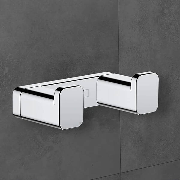 Крючок Hansgrohe AddStoris 41755000 двойной хром, фото 4