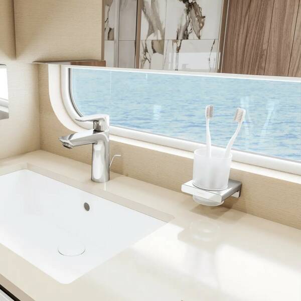 Склянка Hansgrohe AddStoris 41749000 з тримачем хром, фото 3