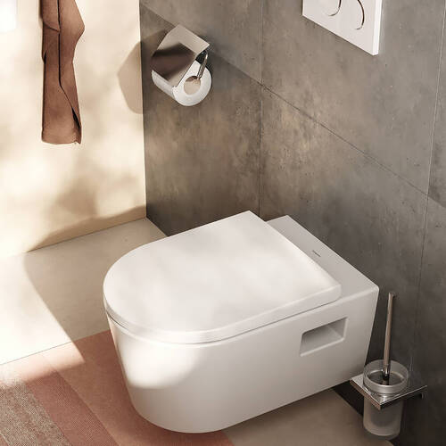 Тримач для туалетного паперу Hansgrohe AddStoris 41753000 з кришкою хром, фото 5