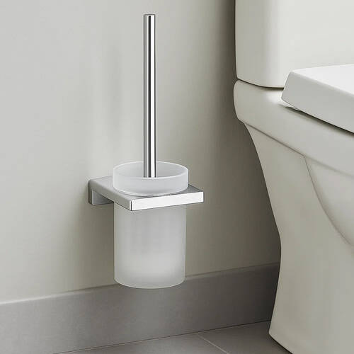 Щітка для унітаза Hansgrohe AddStoris 41752000 з тримачем хром, фото 5