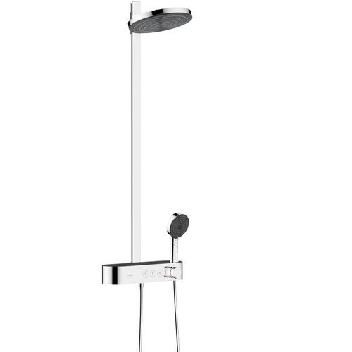 Душова система Hansgrohe Pulsify Showerpipe 24240000 з термостатом, фото 1