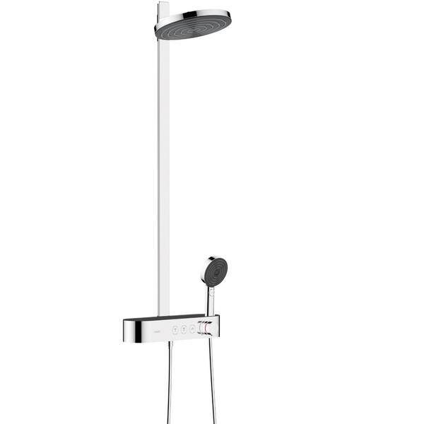 Душова система Hansgrohe Pulsify Showerpipe 24240000 з термостатом, фото 1