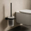 Щетка для унитаза Hansgrohe AddStoris 41752670 с держателем черный матовый, фото 4