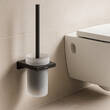 Щетка для унитаза Hansgrohe AddStoris 41752670 с держателем черный матовый, фото 1