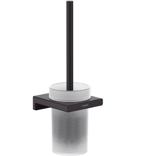 Щітка для унітаза Hansgrohe AddStoris 41752670 з тримачем чорний матовий, фото 1