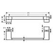Тримач для рушників Hansgrohe AddStoris 41759670 чорний матовий, фото 2