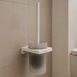 Щетка для унитаза Hansgrohe AddStoris 41752700 с держателем, белый матовый, фото 1