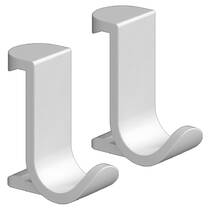 Крючок Hansgrohe WallStoris 27914700 одинарный на штангу, белый матовый (2 шт.), фото №1