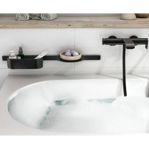 Контейнер для зберігання аксесуарів Hansgrohe WallStoris 27913670 чорний матовий, фото 3