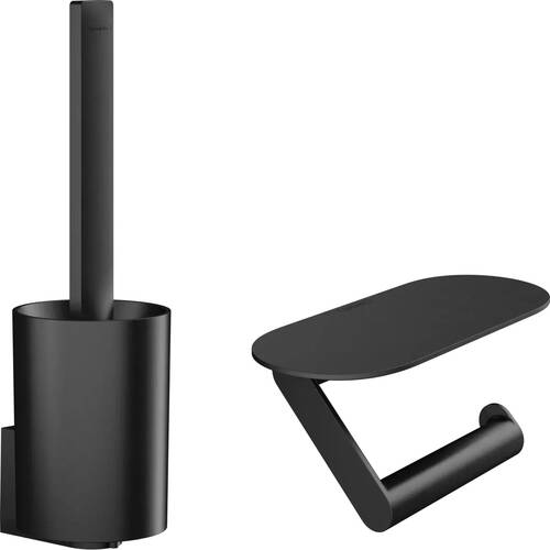 Набір аксесуарів 2в1 Hansgrohe WallStoris 27969670 чорний матовий, фото 1