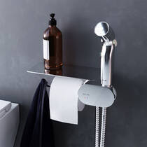 Гигиенический душ AM.PM Like F0202600 со смесителем и полкой, фото №4