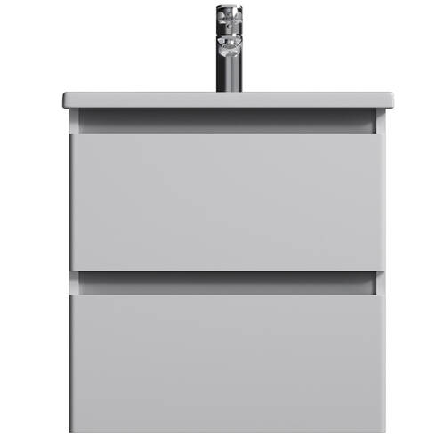 Тумба з раковиною AM.PM X-Joy M85 - FHX0552 - WC0552WG38 підвісна, 55 см, білий глянець, фото 1