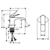 Смеситель для раковины Hansgrohe Vivenis 75010670 черный матовый, фото №2