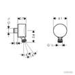 Шлангове підключення Hansgrohe Fixfit 27506000, фото 2