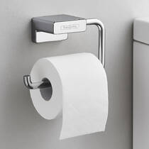 Тримач для туалетного паперу Hansgrohe AddStoris 41771000 без кришки, хром, фото №1