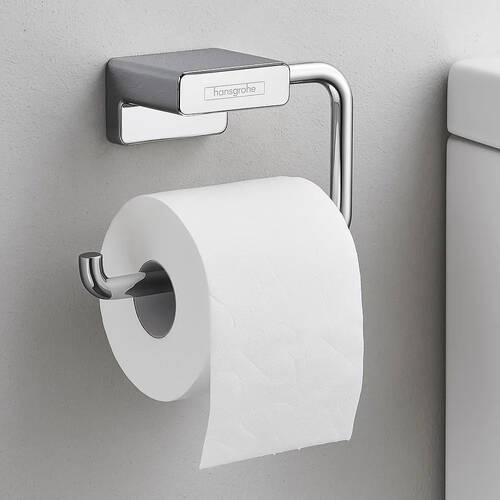 Держатель для туалетной бумаги Hansgrohe AddStoris 41771000 без крышки, хром, фото 1