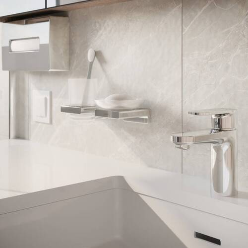 Мильниця Hansgrohe AddStoris 41746000 з тримачем, хром, фото 4