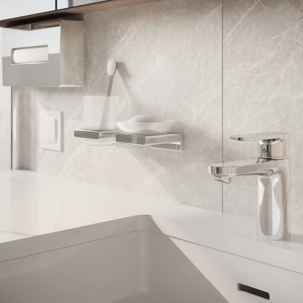 Мильниця Hansgrohe AddStoris 41746000 з тримачем, хром, фото 4