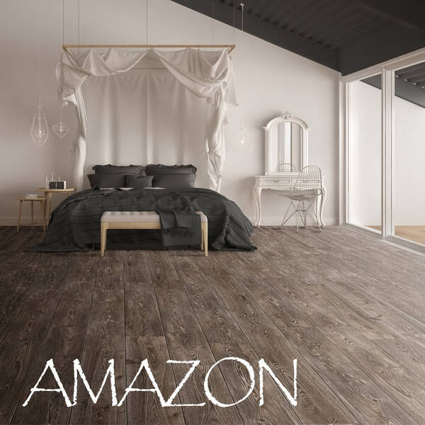 Керамограніт Ege Seramik Amazon Wenge 20x120 см, фото 2