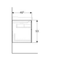 Тумба для раковины Geberit Xeno2 500.509.00.1, 90 см, подвесная, с 2-мя ящиками, серовато-бежевый мат, фото №5