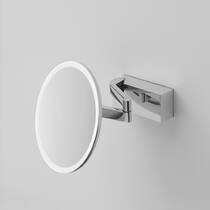 Косметичне дзеркало Decor Walther Basic Vision R 0123100 з LED-підсвічуванням та збільшенням 5х, хром, фото №3