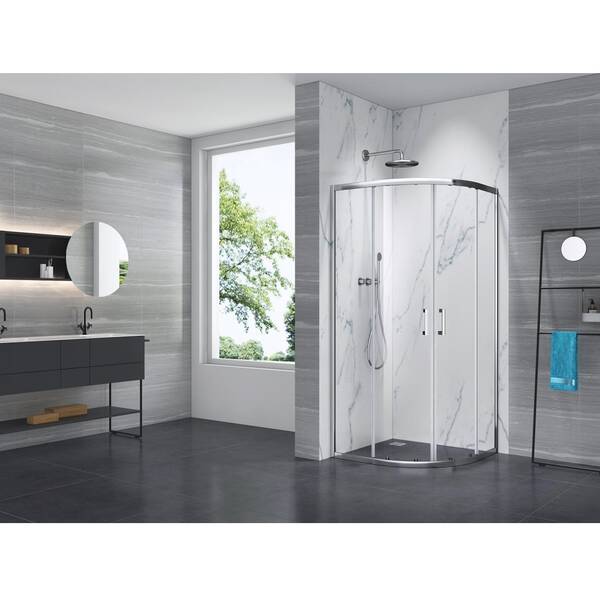 Душова кабіна Primera Prime PRI2121W 100x100 см профіль хром/прозоре скло, фото 1