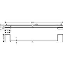 Держатель для полотенец Hansgrohe AddStoris 41747990 золото полированный, фото №2