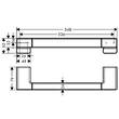 Тримач для рушників Hansgrohe AddStoris 41744990 золото полірований, фото 2