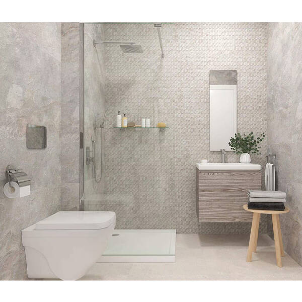Плитка Porcelanosa Deco Image Silver(4P/C) (A) 33,3x100 см декор, фото 4