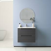 Тумба с раковиной Devit Acqua 088165G 60 см серый, фото №2