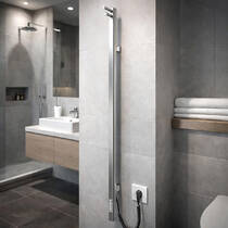 Рушникосушарка електрична Mario Рей Кубо-І TR 1100x30/130 1100х30 мм сатин 30 Вт, фото №1