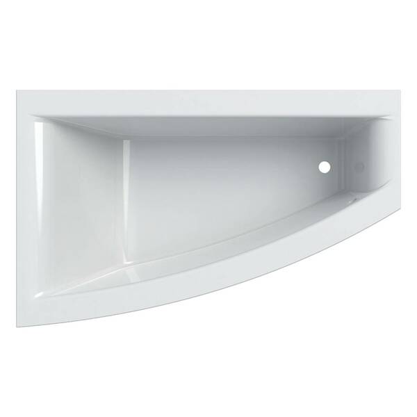 Ванна акрилова Geberit Selnova Square 554.293.01.1 170х105 см випуск справа, з ніжками, фото 1
