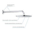 Душова система прихованого монтажу Grohe Tempesta 250 UA26416SC3, фото 17