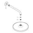 Душова система прихованого монтажу Grohe Tempesta 250 UA26416SC3, фото 19