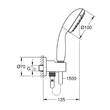 Душова система прихованого монтажу Grohe Tempesta 250 UA26416SC3, фото 12