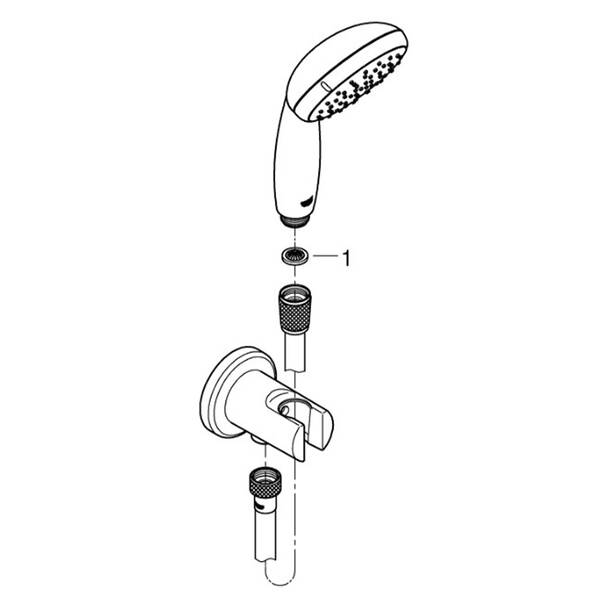 Душова система прихованого монтажу Grohe Tempesta 250 UA26416SC3, фото 13