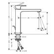 Змішувач для раковини Hansgrohe Vernis Shape 71562000 хром, фото 2