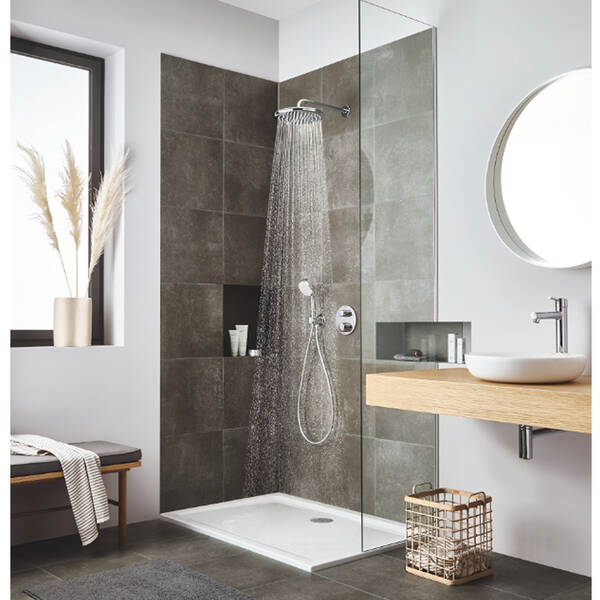 Верхний душ Grohe Tempesta 26668000 с держателем, хром, фото 7