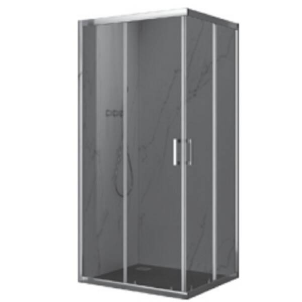 Душова кабіна Primera Prime PRI2122WG 100х100 см профіль хром/прозоре ...