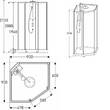 Душова кабіна IDO Showerama 10-5 Comfort 558.111.00.1 90х90 см профіль білий/прозоре скло з піддоном, фото 2