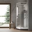 Душевая кабина IDO Showerama 10-5 Comfort 558.486.00.1 100х100 см профиль хром, прозрачное и матовое стекло, с поддоном, фото 3