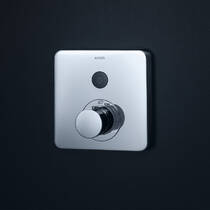 Смеситель скрытого монтажа для душа Axor ShowerSelect 36705310 с термостатом, матовое красное золото, фото №3